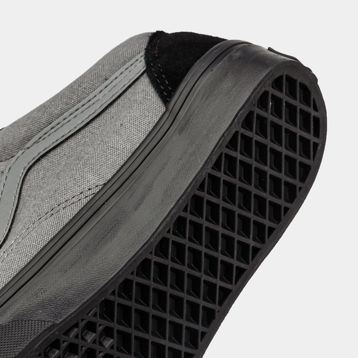 Old Skool Grade School Skate Shoes (Black/Grey)