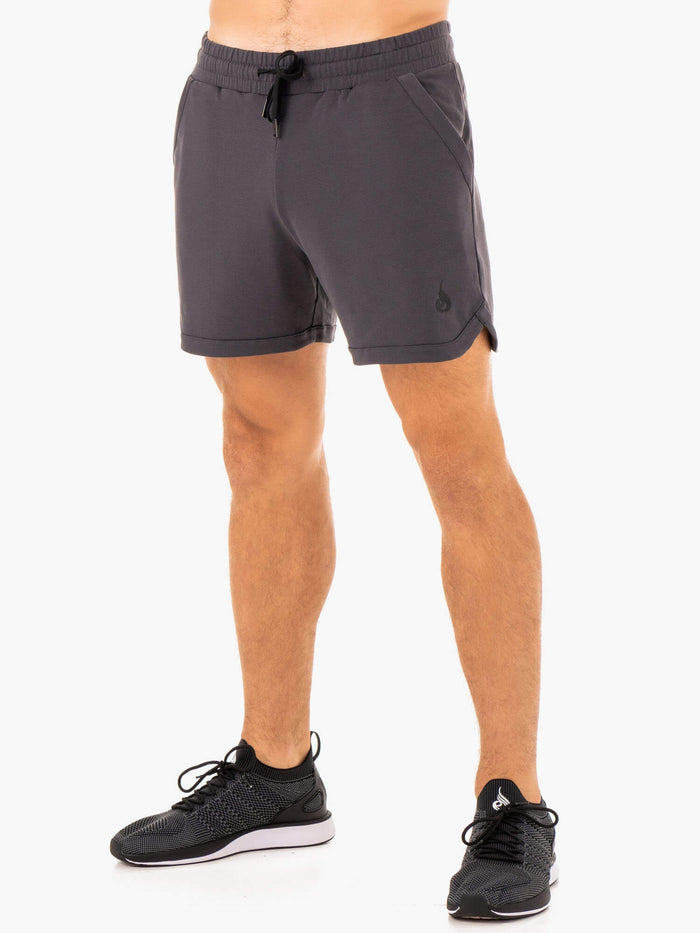 Optimal Gym Short - Charcoal Clothing Ryderwear