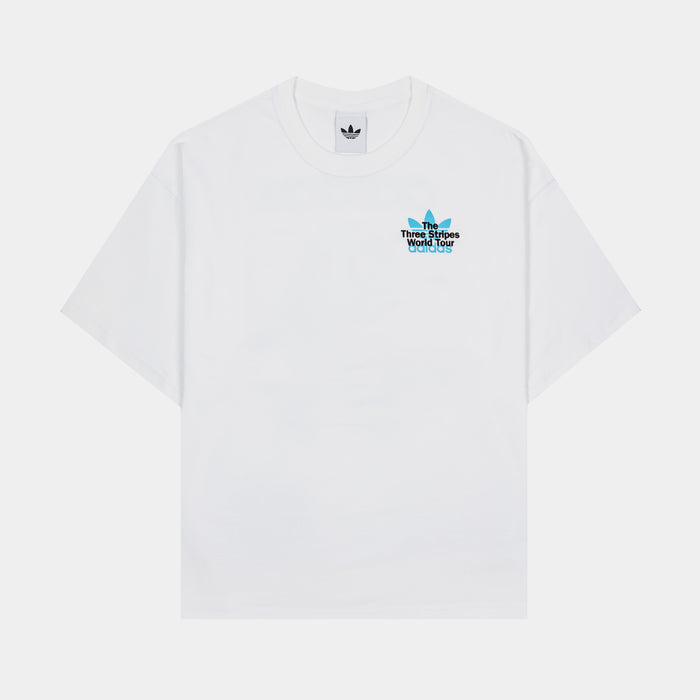 Originals World Tour Mens Short Sleeve Shirt (White/Blue)
