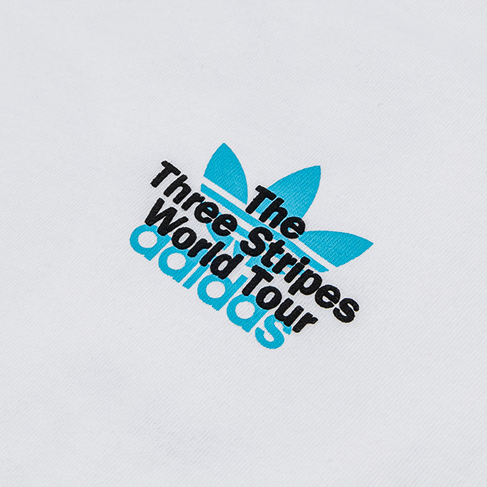 Originals World Tour Mens Short Sleeve Shirt (White/Blue)