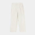 Pleated Joggers Womens Pants (Cream)