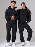 Plush Hoodie - Black Clothing Ryderwear