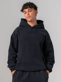 Plush Hoodie - Black Clothing Ryderwear