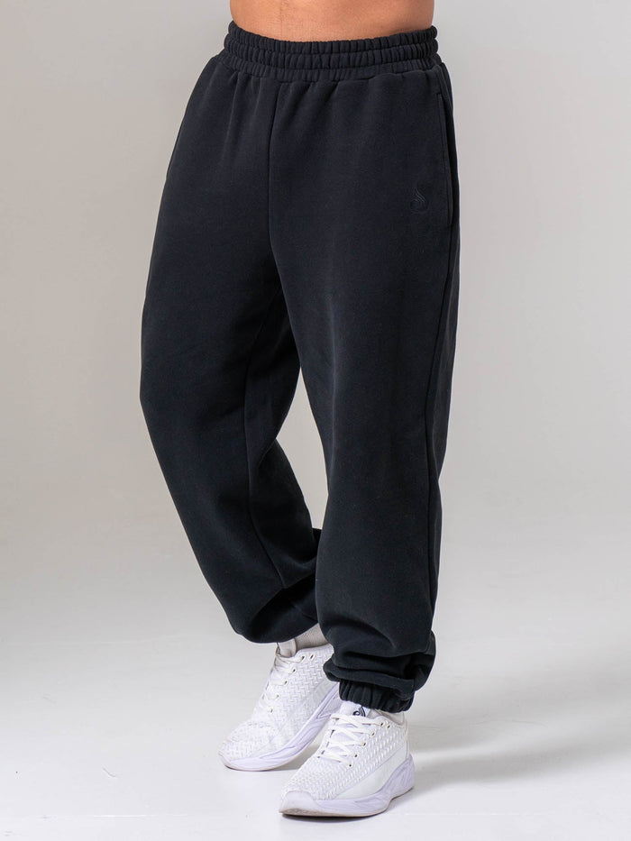Plush Trackpant - Black Clothing Ryderwear