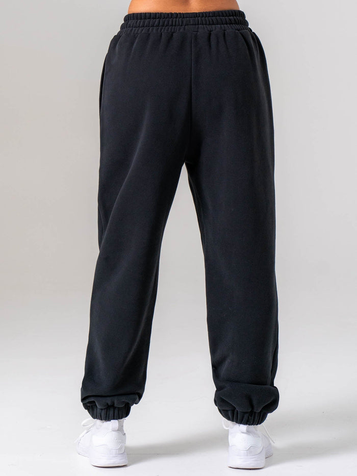 Plush Trackpant - Black Clothing Ryderwear