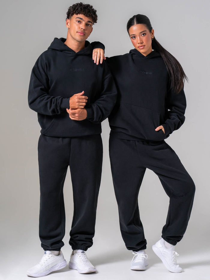 Plush Trackpant - Black Clothing Ryderwear