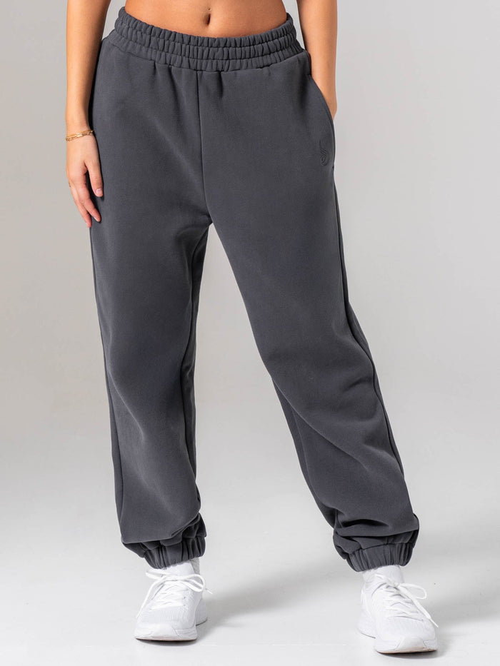 Plush Trackpant - Charcoal Clothing Ryderwear
