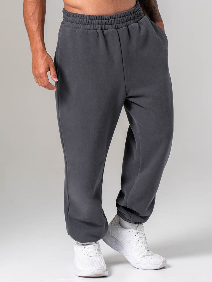 Plush Trackpant - Charcoal Clothing Ryderwear