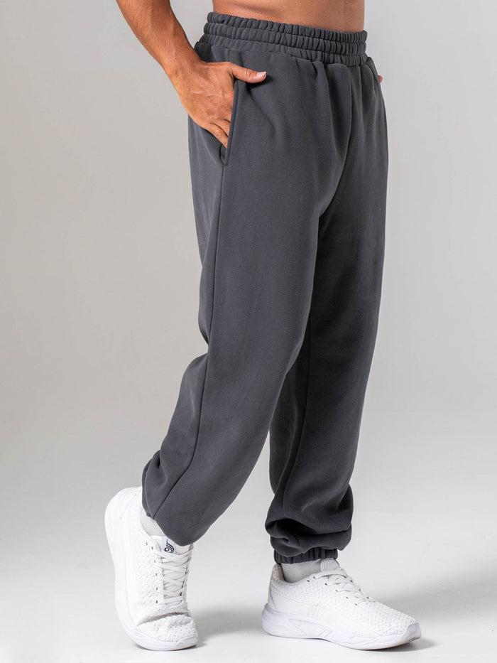 Plush Trackpant - Charcoal Clothing Ryderwear