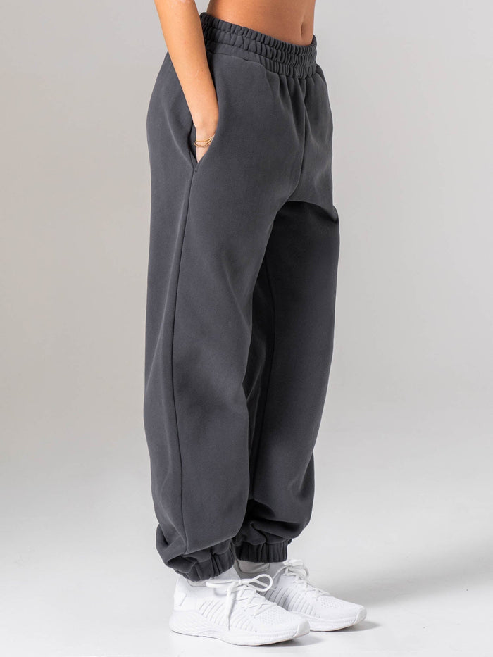 Plush Trackpant - Charcoal Clothing Ryderwear