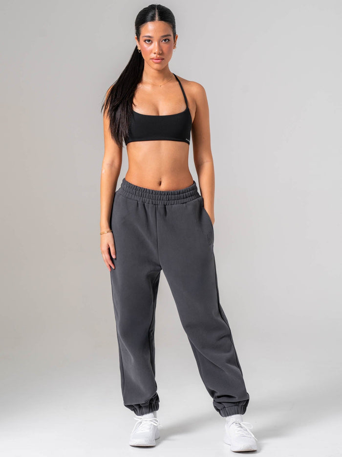 Plush Trackpant - Charcoal Clothing Ryderwear
