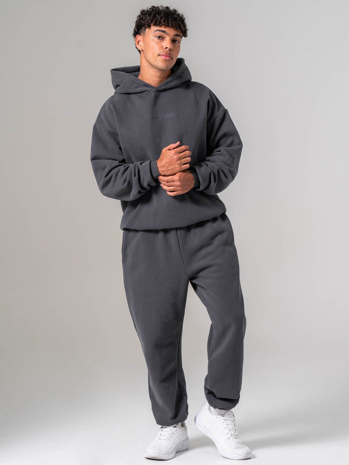 Plush Trackpant - Charcoal Clothing Ryderwear