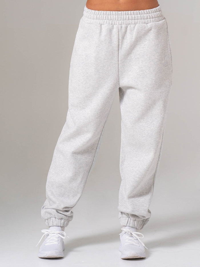 Plush Trackpant - Snow Marl Clothing Ryderwear