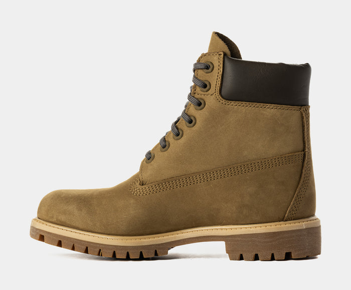 Premium 6 Inch Mens Boots (Olive)