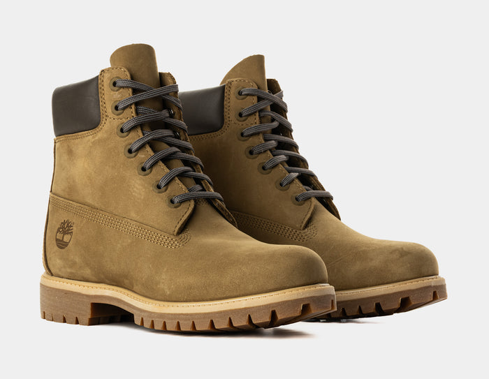 Premium 6 Inch Mens Boots (Olive)