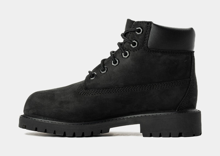 Premium 6 Inch Preschool Boots (Black)