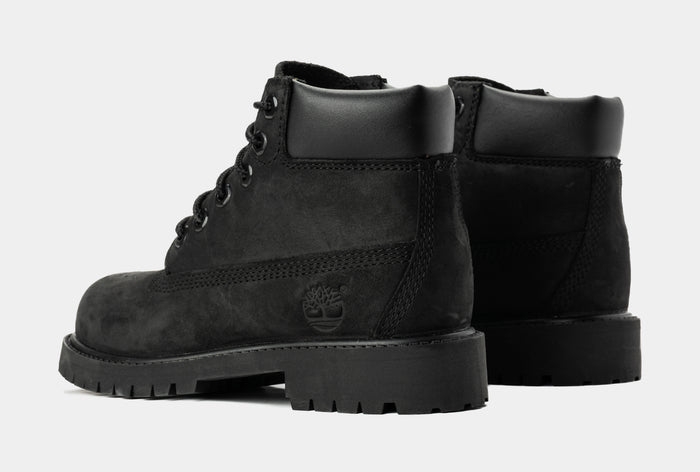 Premium 6 Inch Preschool Boots (Black)