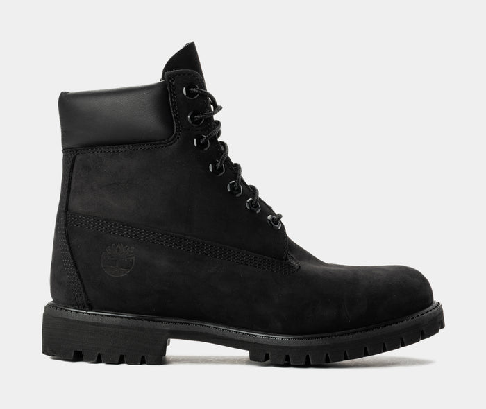 Premium 6 Inch Waterproof Mens Boots (Black)