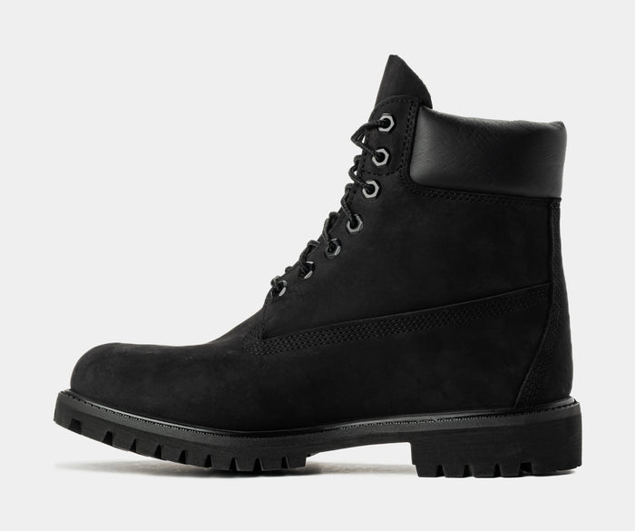 Premium 6 Inch Waterproof Mens Boots (Black)