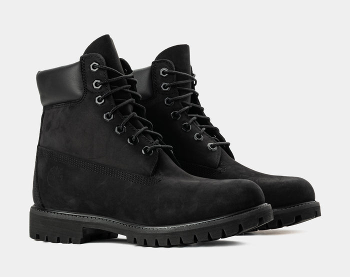 Premium 6 Inch Waterproof Mens Boots (Black)