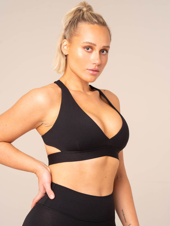 Prime Sports Bra - Black Clothing Ryderwear