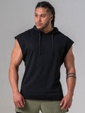 Pursuit Fleece Sleeveless Hoodie - Black Clothing Ryderwear