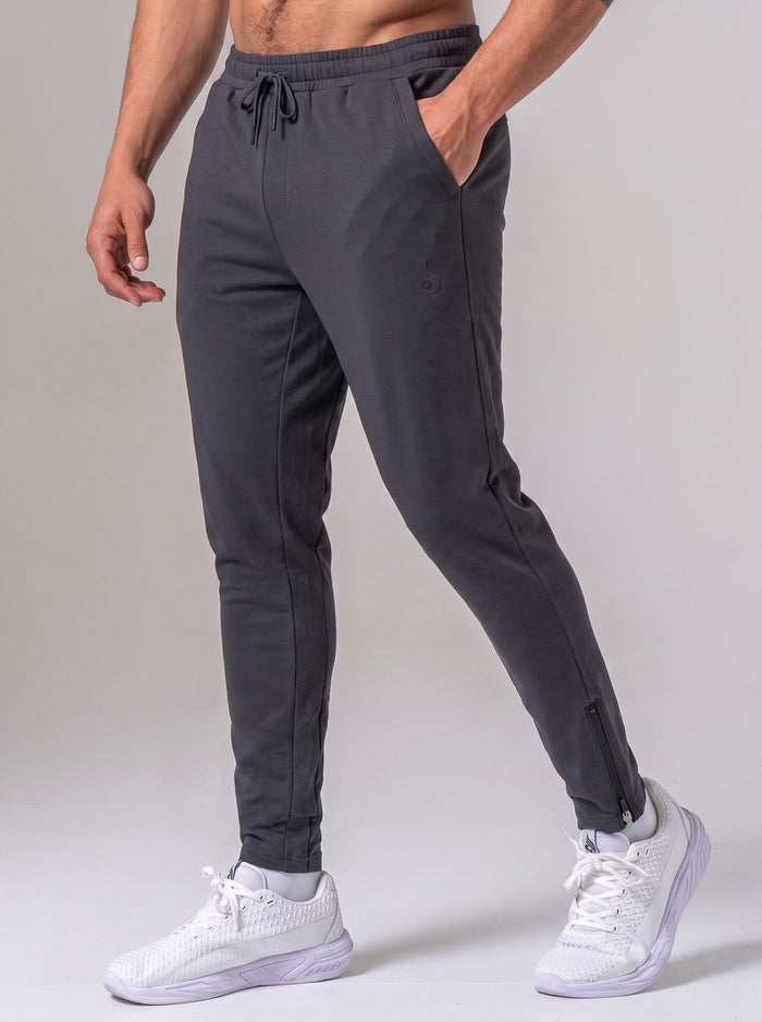 Pursuit Gym Track Pants - Charcoal Clothing Ryderwear