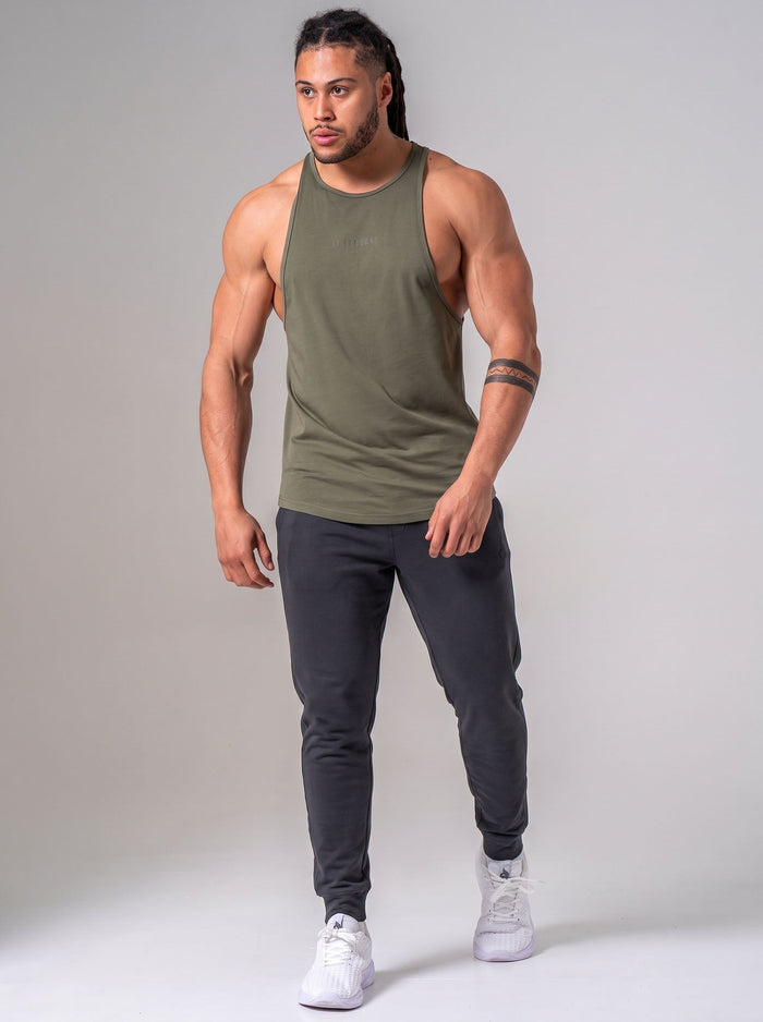 Pursuit Gym Track Pants - Charcoal Clothing Ryderwear