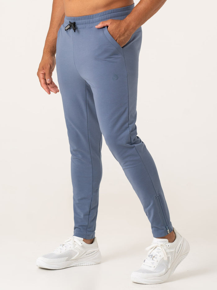 Pursuit Gym Track Pants - Denim Blue Clothing Ryderwear