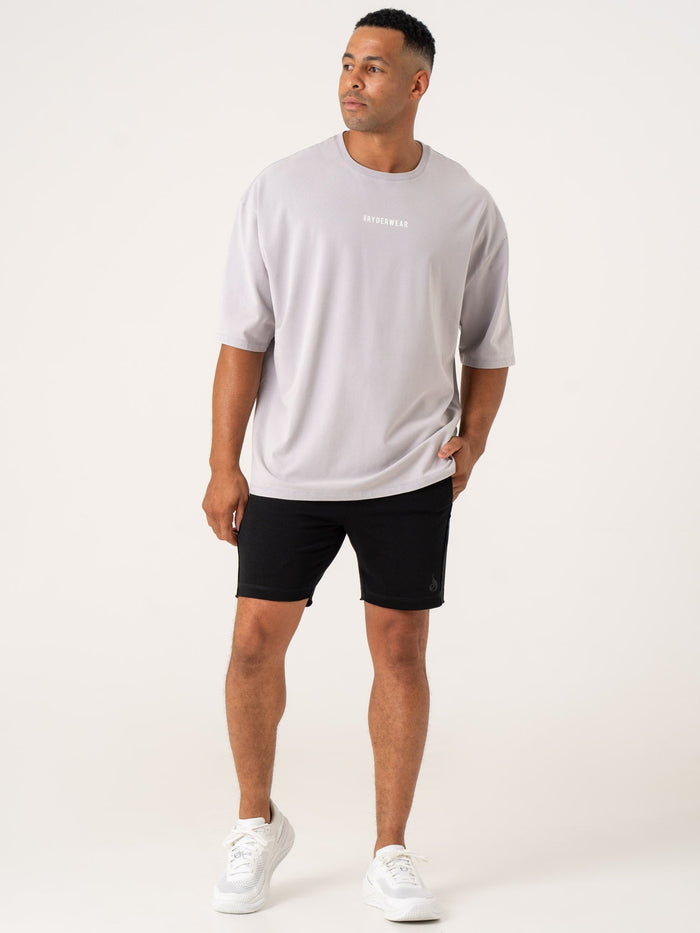 Pursuit Oversized T-Shirt - Lavender Stonewash Clothing Ryderwear