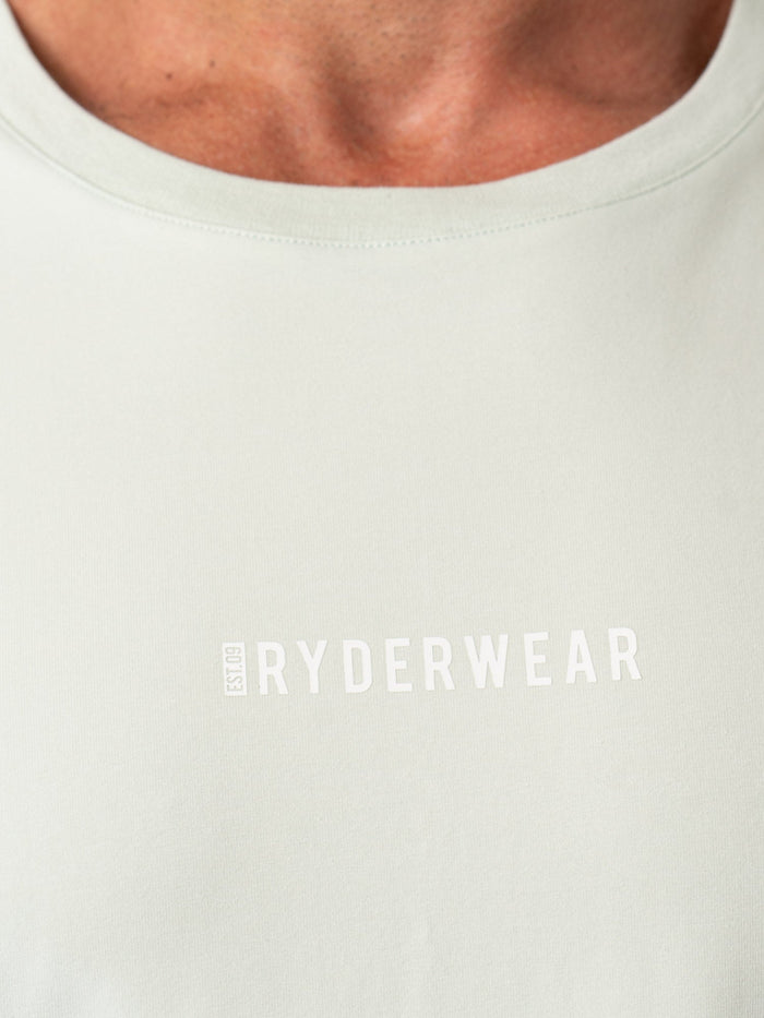 Pursuit Oversized T-Shirt - Spearmint Stonewash Clothing Ryderwear
