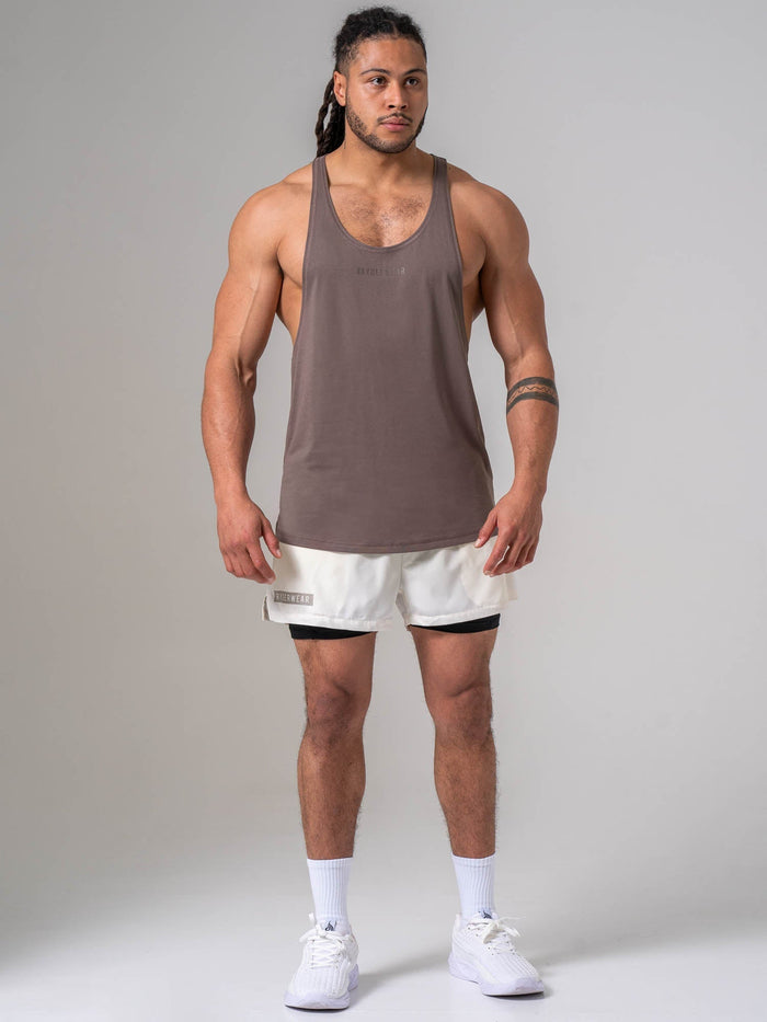 Pursuit Stringer - Deep Taupe Clothing Ryderwear