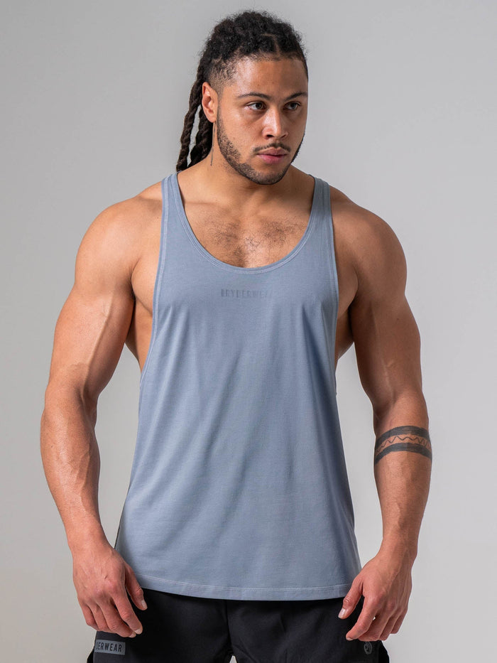 Pursuit Stringer - Steel Blue Clothing Ryderwear