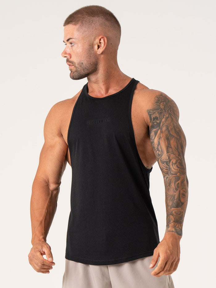 Pursuit Tank - Black Clothing Ryderwear