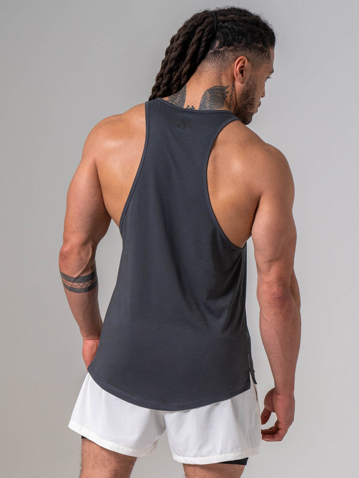 Pursuit Tank - Charcoal Clothing Ryderwear
