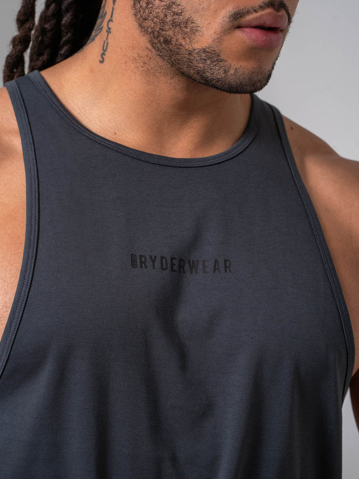 Pursuit Tank - Charcoal Clothing Ryderwear