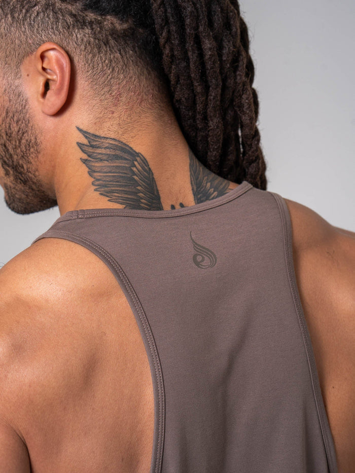Pursuit Tank - Deep Taupe Clothing Ryderwear