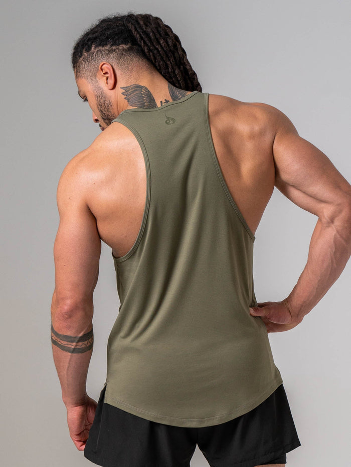 Pursuit Tank - Khaki Clothing Ryderwear
