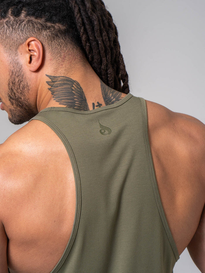Pursuit Tank - Khaki Clothing Ryderwear
