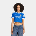 Real Madrid Cropped Womens Jersey (Blue Bird)