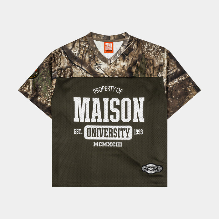 Realtree by Shoe Palace Camo Mesh Mens Jersey (Brown)