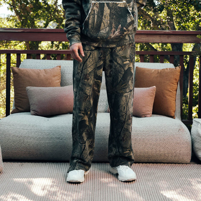 Realtree by Shoe Palace Hardwoods Fleece Mens Pants (Brown/Green)