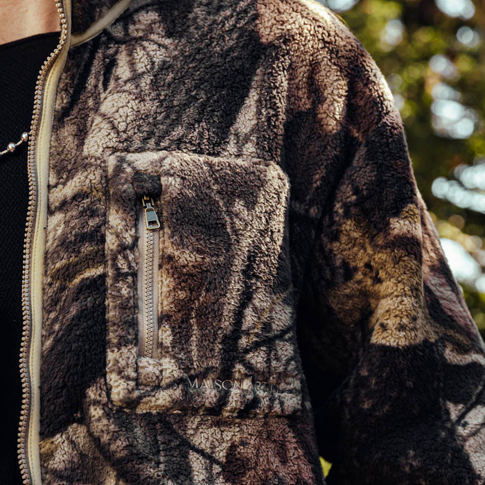 Realtree by Shoe Palace Hardwoods Sherpa Mens Jacket (Brown)