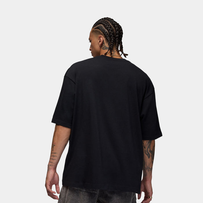 Reissue Oversized Graphic Mens Short Sleeve Shirt (Black/Red)