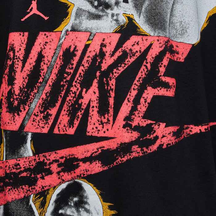 Reissue Oversized Graphic Mens Short Sleeve Shirt (Black/Red)