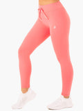 Replay High Waisted Leggings - Coral Clothing Ryderwear