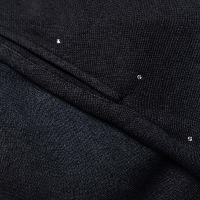 Rhinestone Soft Fleece Womens Pants (Black/Cream)