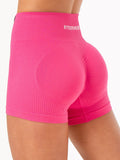Rib Scrunch Seamless Shorts - Hot Pink Clothing Ryderwear