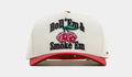 Roll Em Smoke Em Trucker Mens Hat (Beige/Red)