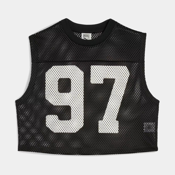 Rosé x Puma Relaxed Mesh Womens Tank (Puma Black)